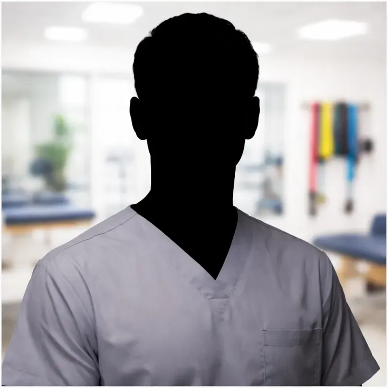 Silhouette in a therapy clinic